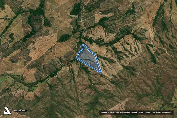 Imagem de satélite de FAZENDA ÁGUA BONITA - FAZENDA ÁGUA BONITA 02 em Vila Propício - GO