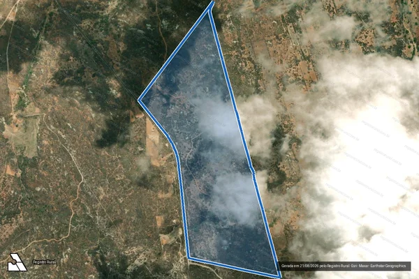 Imagem de satélite de SITIO CAIÇARINHA DO CARNEIRO - Parte 1 em Santa Cruz - RN