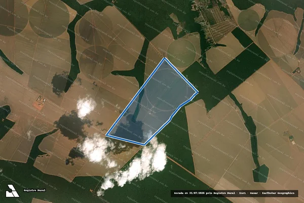 Imagem de satélite de FAZENDA RONDON I - Parcela 1 em Vera - MT