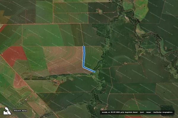 Imagem de satélite de FAZENDA SUMATRA - Parte 1 em Santa Fé - PR