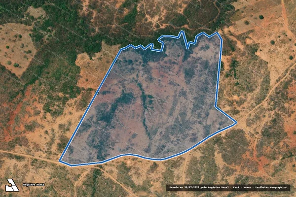 Imagem de satélite de FAZENDA BOA VONTADE - Parte 1 em Buenópolis - MG