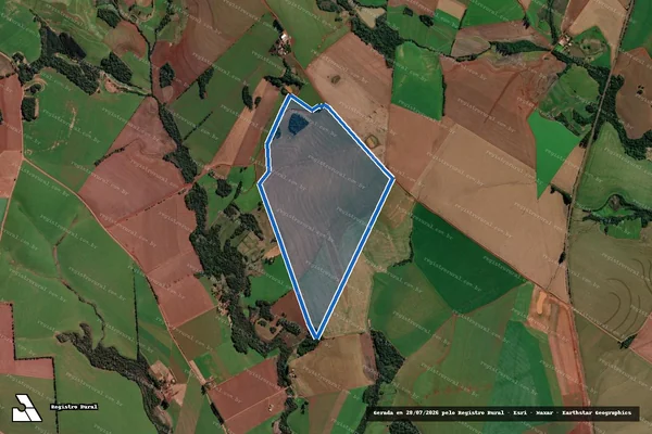 Imagem de satélite de Granja São Luiz - Granja São Luiz em Ijuí - RS