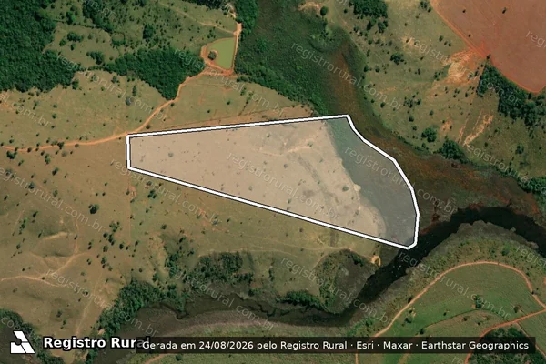 Imagem de satélite de Fazenda Vereda - Gleba 03 em Córrego Danta - MG