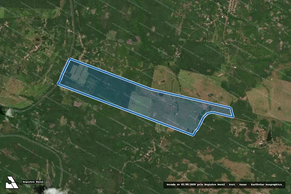 Imagem de satélite de Fazenda Santa Barbara - Fazenda Santa Barbara em Santa Rita - MA