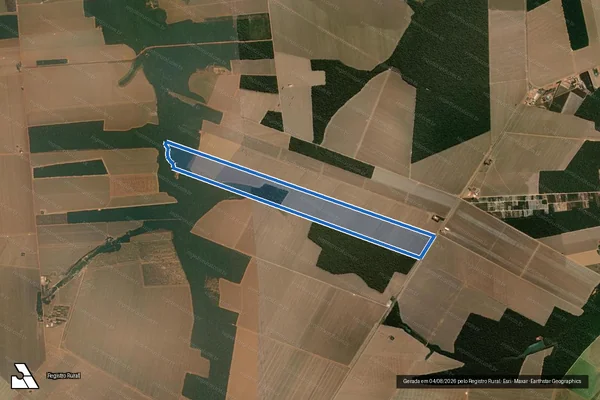 Imagem de satélite de LOTE Nº 56 - LOTE Nº 56 em Santa Carmem - MT