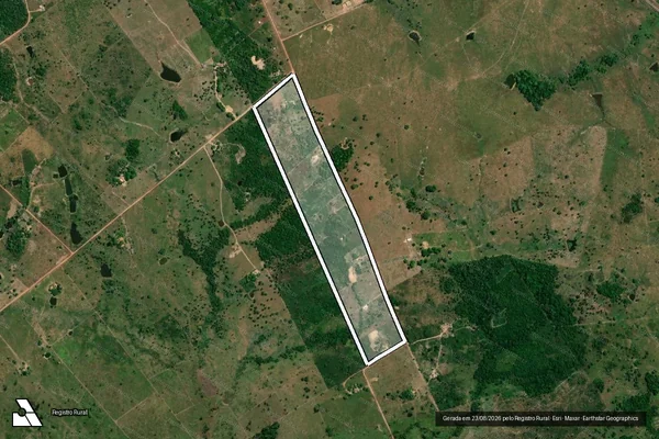 Imagem de satélite de Projeto de Assentamento 4 de Junho ? LOTE 1 - Parte 1 em São João do Araguaia - PA
