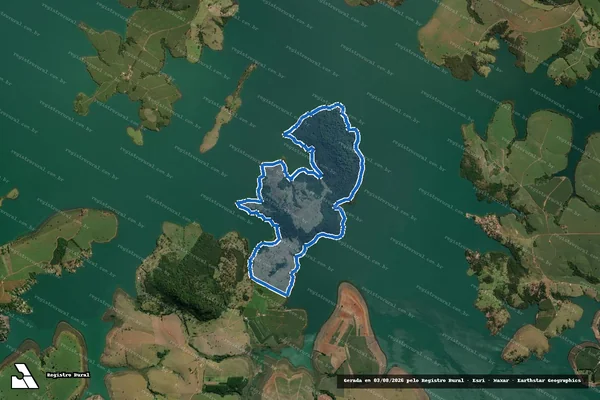 Imagem de satélite de Fazenda Campeira - Fazenda Campeira em Cássia - MG