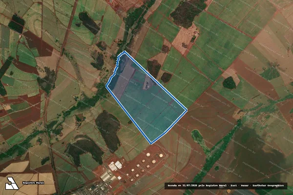 Imagem de satélite de Fazenda Triangulo / PARTE 1 em Quirinópolis - GO