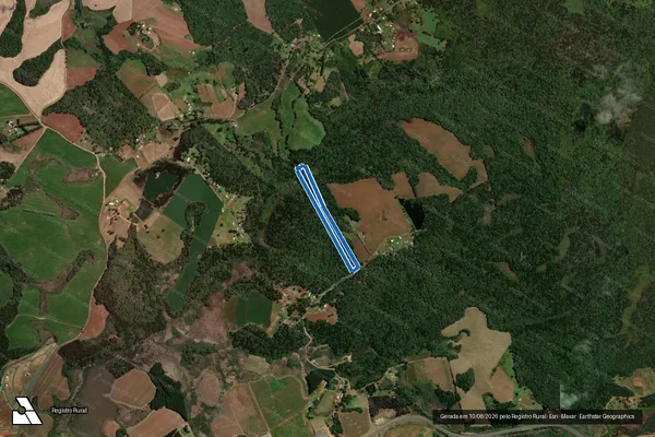Imagem de satélite de MORRO ALTO ? RIO DAS MORTES - em Guarapuava - PR