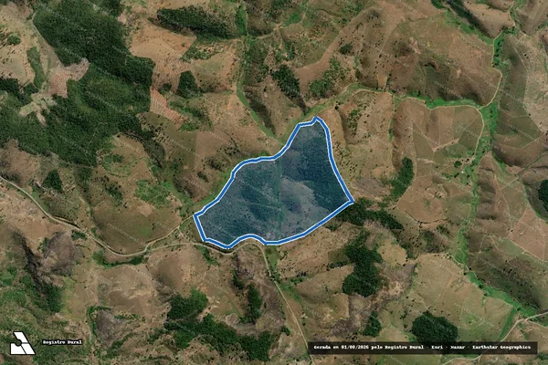 Imagem de satélite de FAZENDA BELA VISTA - Parte 1 em Teófilo Otoni - MG