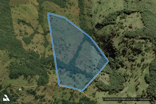 Imagem de satélite de Fazenda Pinheiros Ralos - DF em Anita Garibaldi - SC
