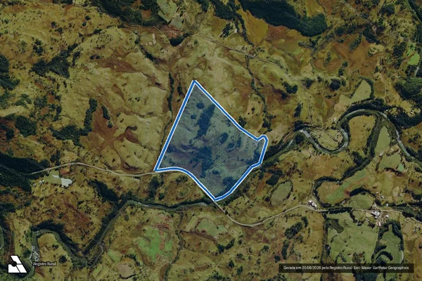 Imagem de satélite de FAZENDA INVERNADA GRANDE - LOTE 02 em Bom Jardim da Serra - SC