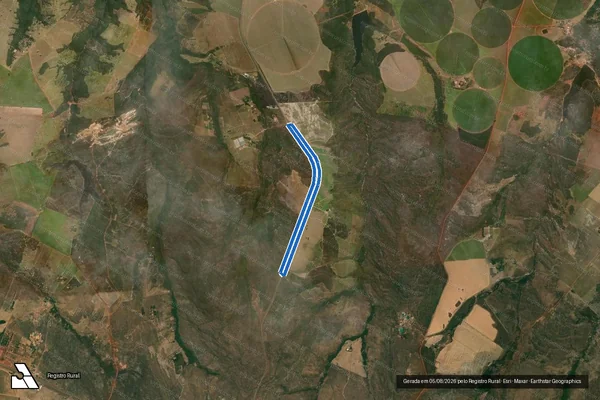 Imagem de satélite de Fazenda Capão Grande - Parte 3 em Cristalina - GO
