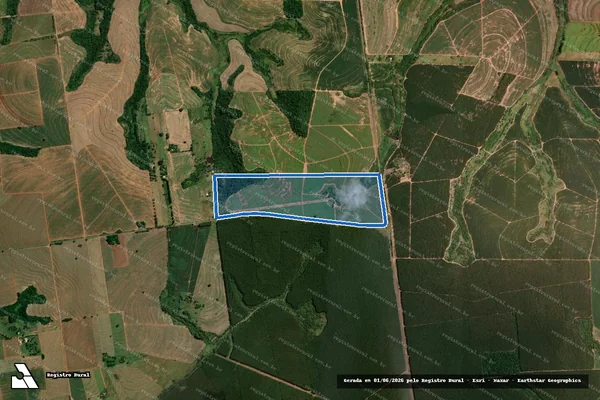 Imagem de satélite de Lote B-1-Rem - Lote B-1-Rem em Moreira Sales - PR