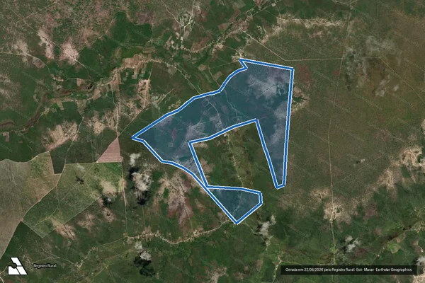 Imagem de satélite de FAZENDA VEADO BRANCO em Santa Quitéria do Maranhão - MA