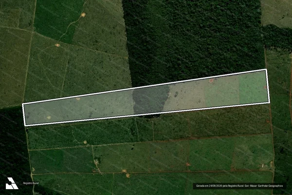 Imagem de satélite de Fazenda Matumoto - PARCELA 01 em Juína - MT