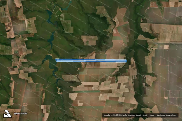 Imagem de satélite de FAZENDASTEIN 3 / PARTE-01 em Sapezal - MT