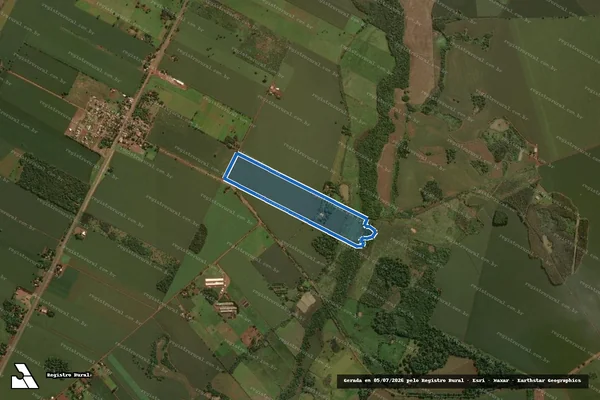 Imagem de satélite de Fazenda João Carlos - Fazenda João Carlos em Douradina - MS