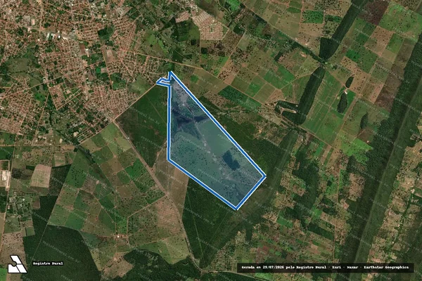Imagem de satélite de ESTÂNCIA GUANÁ - Parte 1 em Cáceres - MT