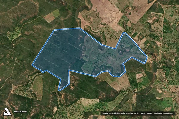 Imagem de satélite de FAZENDA PRIFIRINO - Parte 1 em Cícero Dantas - BA