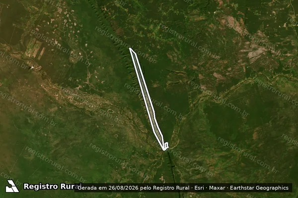 Imagem de satélite de FAZENDA BOQUEIRÃO (REMANESCENTE I) - Parcela 2 em Barra - BA