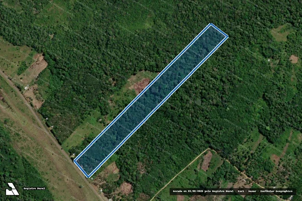 Imagem de satélite de Lote 25 - PA Riozinho  - Parte 1 em Carauari - AM