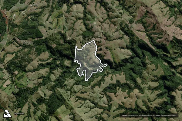 Imagem de satélite de Fazenda São José - Parte 1 em Ortigueira - PR