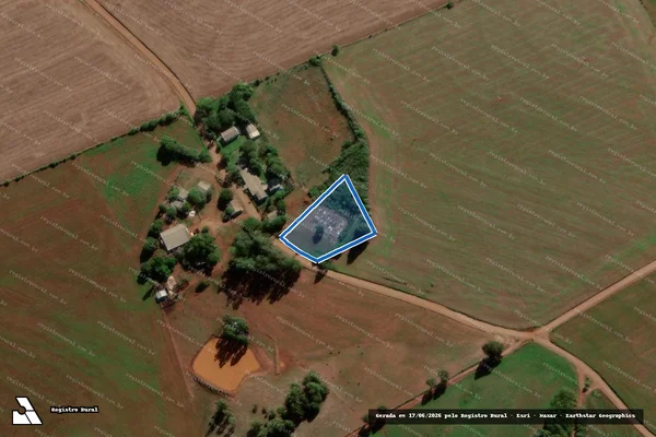 Imagem de satélite de PA Santa Rita - Cemitério - Parte 1 em Capão do Cipó - RS