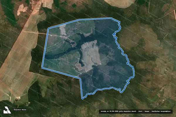Imagem de satélite de Fazenda Canto do Barreiro / Parte 1 em Goiatins - TO