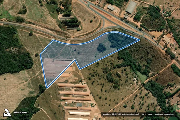 Imagem de satélite de Fazenda Boa Vista do Corumbá Parte 1 - Parte 3 em Pires do Rio - GO