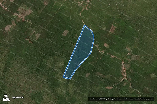 Imagem de satélite de FAZENDA BICA - PARTE I em Matões - MA