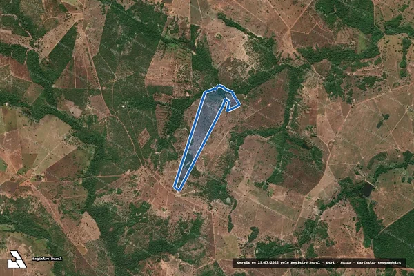 Imagem de satélite de Lote 31 - Projeto de Assentamento Salvador Allende - Lote 31 - P. A. Salvador Allende em Porangatu - GO