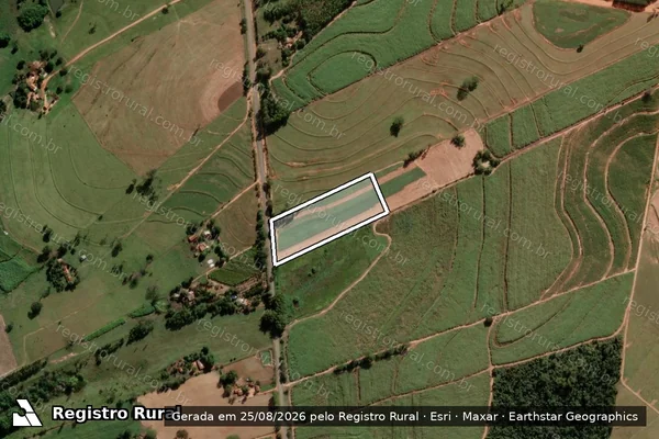 Imagem de satélite de SITIO BOA ESPERANÇA - PARCELA 2 em Luiziânia - SP