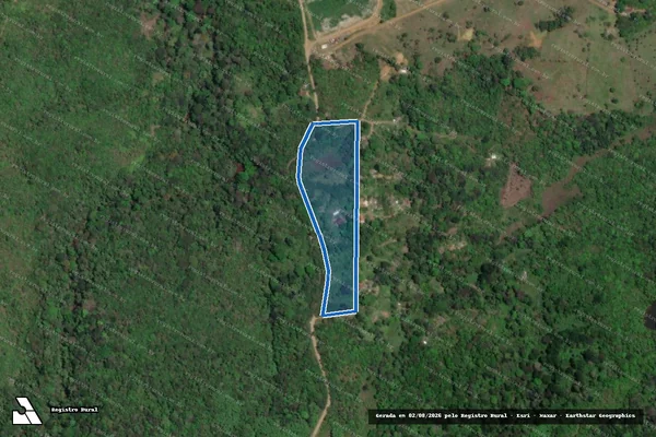 Imagem de satélite de FAZENDA NOVA ESPERANÇA - GLEBA 02 em Ilhéus - BA