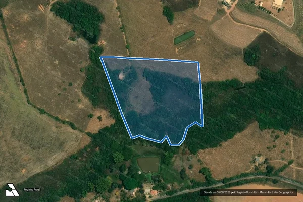 Imagem de satélite de Fazenda Engenho de Serra - Parte 1 em São Vicente de Minas - MG