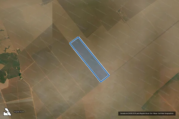 Imagem de satélite de Fazenda Planalto I - Matricula 27210 em Diamantino - MT