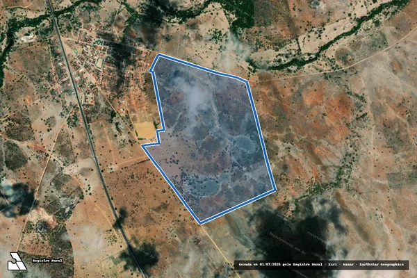 Imagem de satélite de FAZENDA VÁRZEA GRANDE - Parte 1 em Capim Grosso - BA