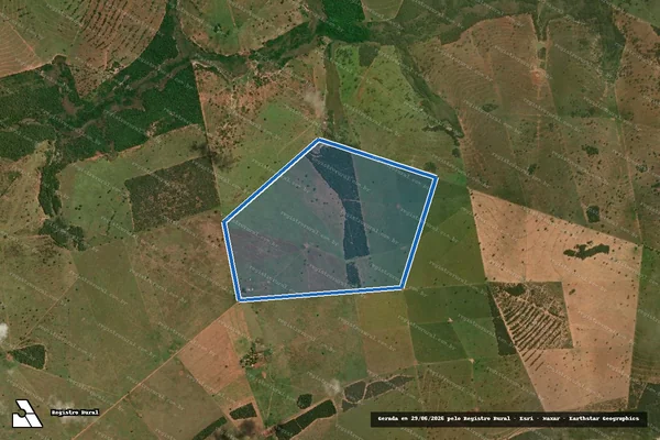 Imagem de satélite de FAZENDA SALLA - GLEBA A em Camapuã - MS
