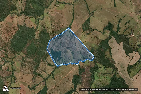 Imagem de satélite de Fazenda Estância Carvalho - Parcela 1 em Araguari - MG