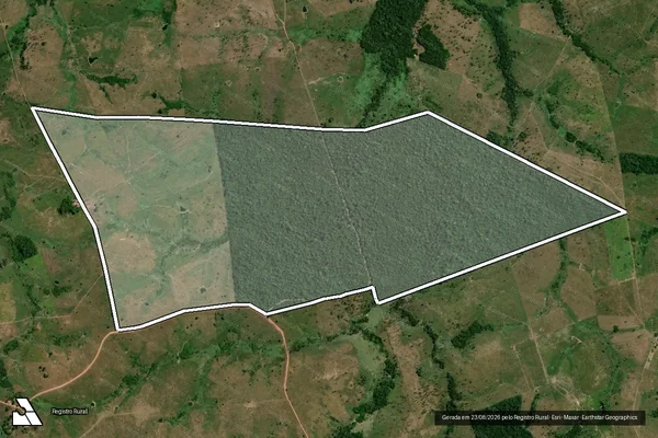 Imagem de satélite de Fazenda São Bento - ÁREA B em São Geraldo do Araguaia - PA