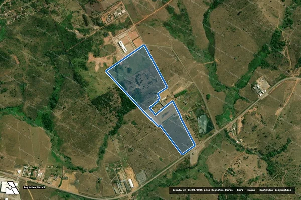 Imagem de satélite de FAZENDA SANTO ANTÔNIO - Parte 3 em Parauapebas - PA