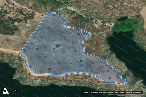Imagem de satélite de FAZENDA BOA VISTA - GLEBA 01 - A em Delmiro Gouveia - AL