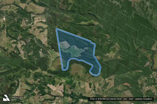 Imagem de satélite de FAZENDA TUCUM - PARCELA 1 em Santa Cruz Cabrália - BA