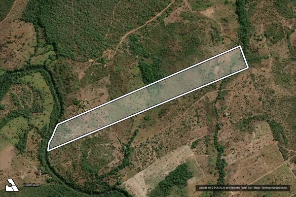 Imagem de satélite de LOTE 08-PA SÃO JOSÉ DA BELA VISTA - Parte 01 em Palmeirante - TO