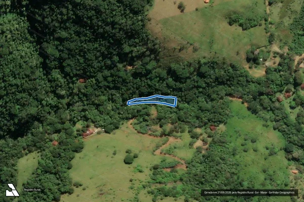 Imagem de satélite de Sítio Sem Denominação - Parte 2 em São José dos Campos - SP