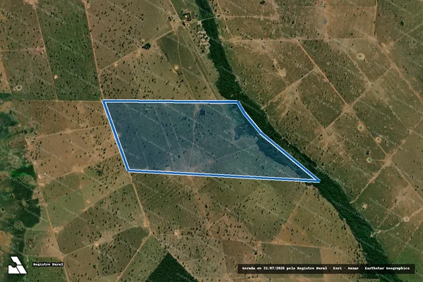 Imagem de satélite de FAZENDA MÓDULO CHAPARRAL - PARTE 1 em Lambari D'Oeste - MT