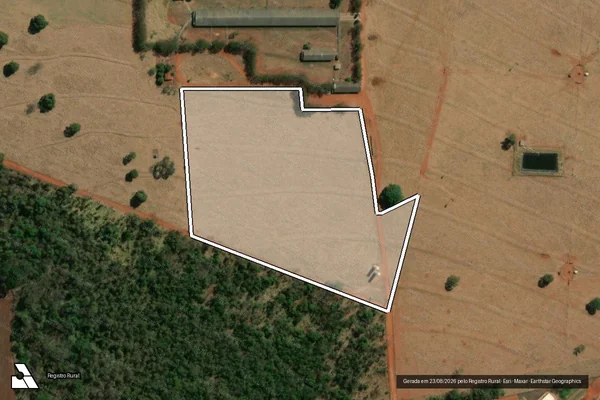 Imagem de satélite de FAZENDA ÁGUAS DO TIJUCO - 001 em Ituiutaba - MG