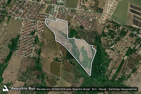 Imagem de satélite de Fazenda Boa Esperança - Parte 1 em Penedo - AL