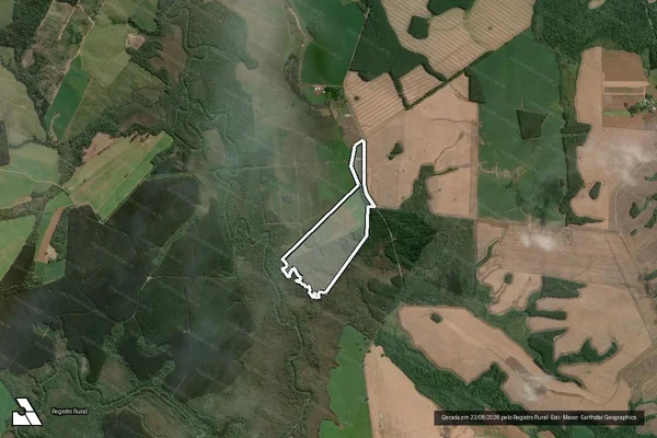 Imagem de satélite de FAZENDA SÃO JOÃO - ÁREA A - Gleba "A" em Mafra - SC