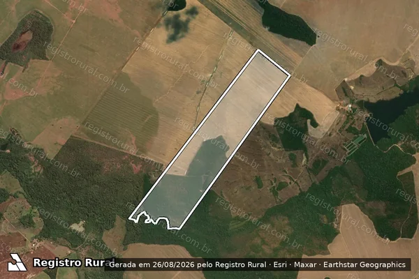 Imagem de satélite de Fazenda Boa Esperança - Parte 3 em Monte do Carmo - TO